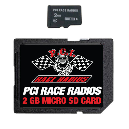 PCI Radios Micro SD 2GB Card and Adapter