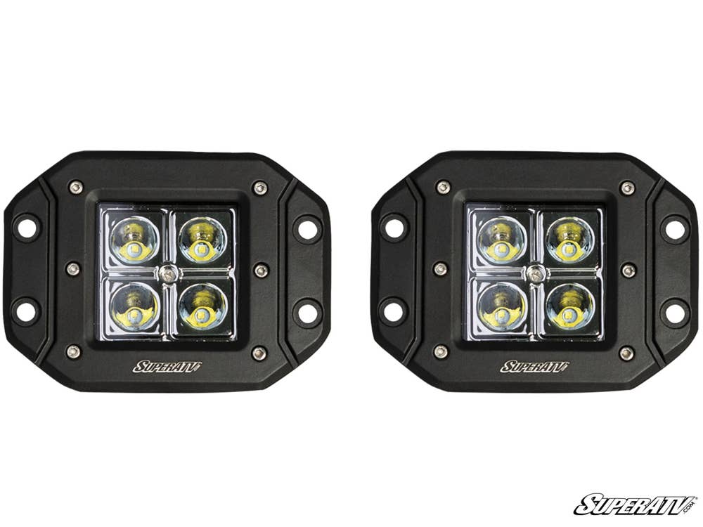 Super ATV 3" Led Recessed Cube Lights