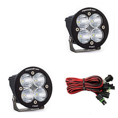 LED Light Pods Clear Lens Work/Scene Pair Squadron R Pro Baja Designs