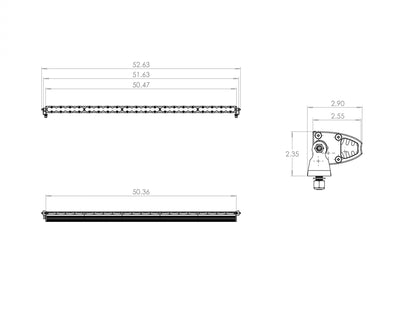 50 Inch LED Light Bar Wide Driving Pattern S8 Series Baja Designs