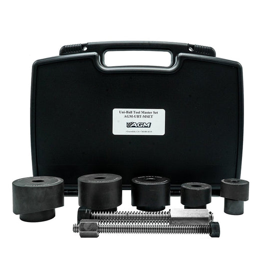 Master Uniball Set W/ .750 .875 1.0 1.250 and 1.500 Inch Tools Plus 1-.500 and .750 Inch Screw AGM Products