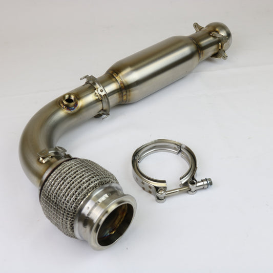 EVO Powersports Can Am Maverick X3 Race Bypass Pipe & Muffler Bypass Straight Pipe