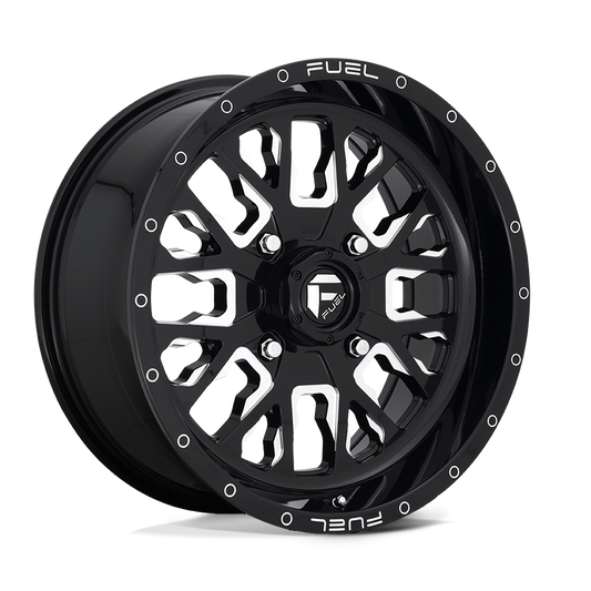 Fuel UTV Stroke Wheel 4x137 Gloss Black Milled - D611