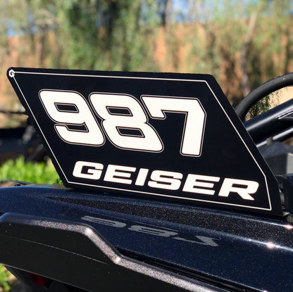 Geiser Performance CAN AM X3 NUMBER PLATES