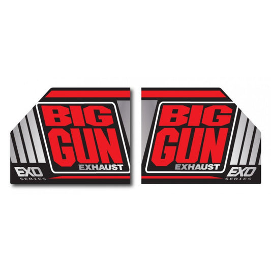 Big Gun Exhaust Sticker - EXO Series Muffler Decal Set