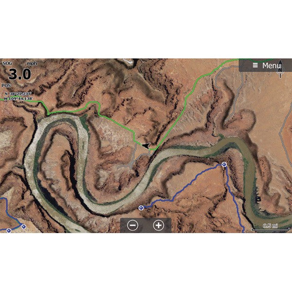 PCI Radios Moab Lowrance Map