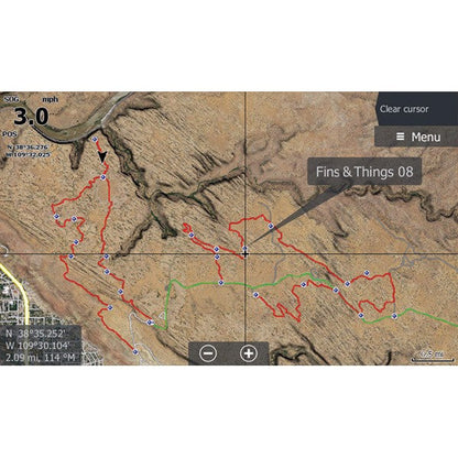 PCI Radios Moab Lowrance Map