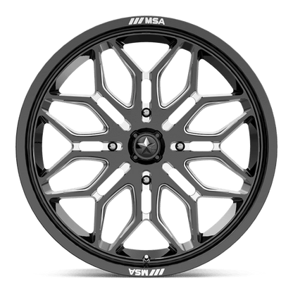 MSA Offroad M47 Sniper Wheel 4x110 Gloss Black Milled