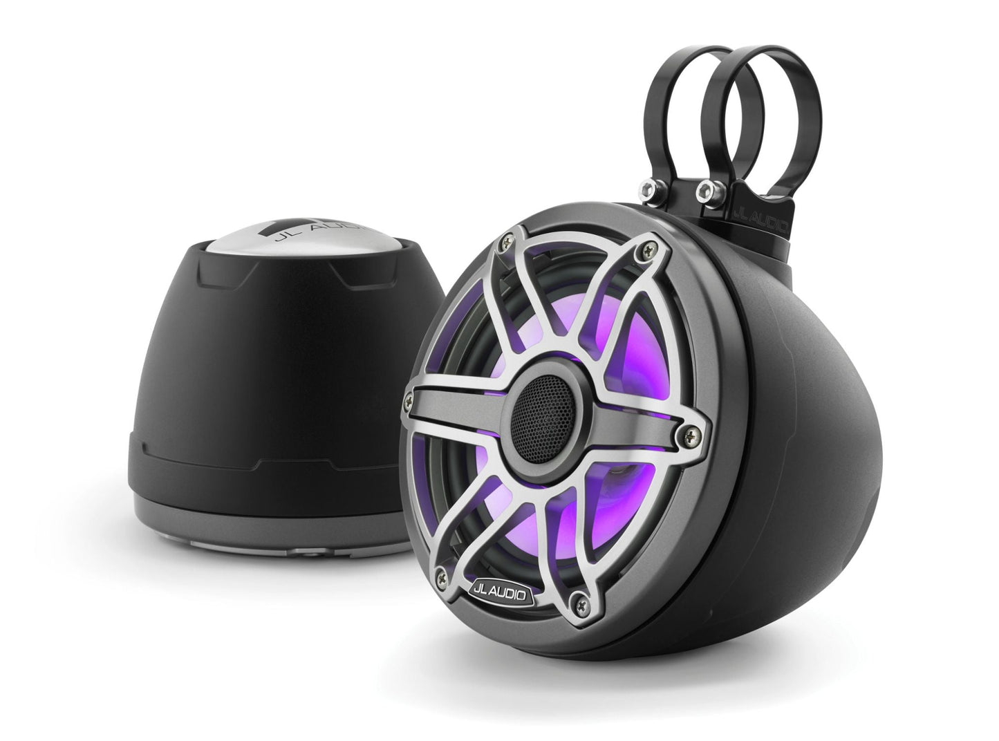 JL Audio M6 6.5-inch Marine LED Roll Cage Speakers Pair