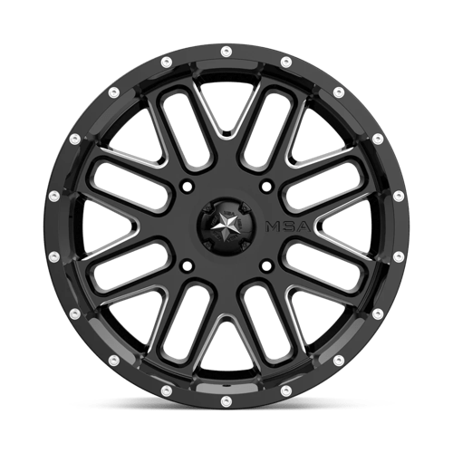MSA Offroad M35 Bandit Wheel 4x156 Gloss Black Milled