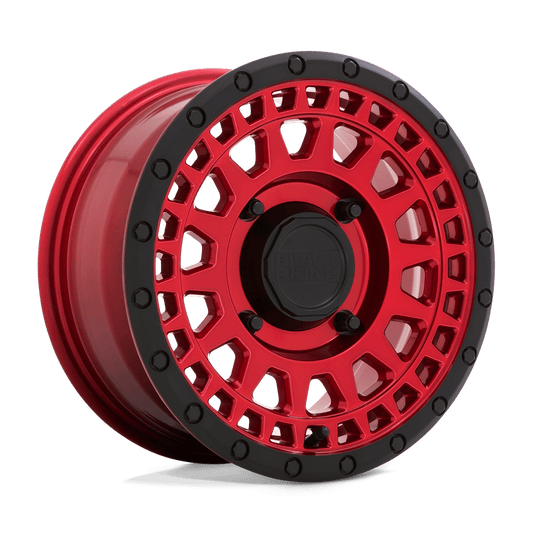 Black Rhino Parker UTV Wheel 4x137 Candy Red with Black Lip