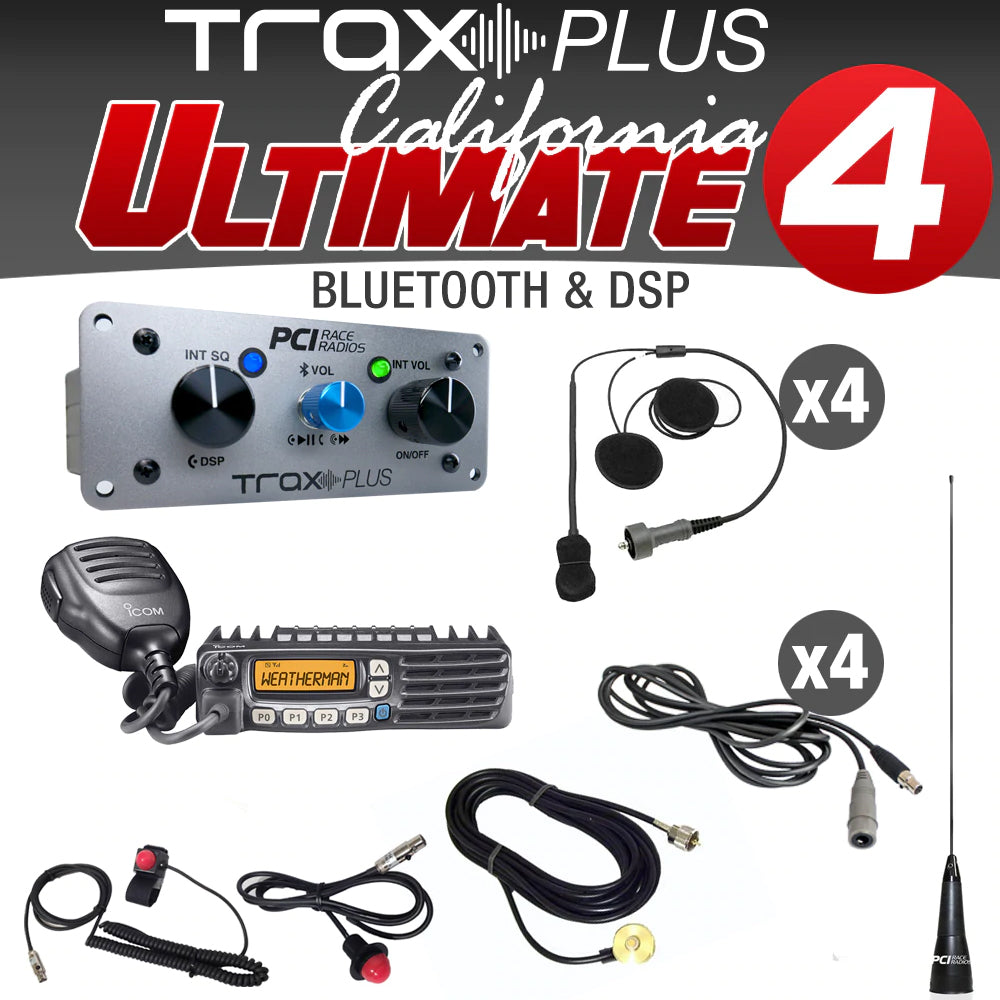 PCI Radios Trax Plus California Ultimate Package