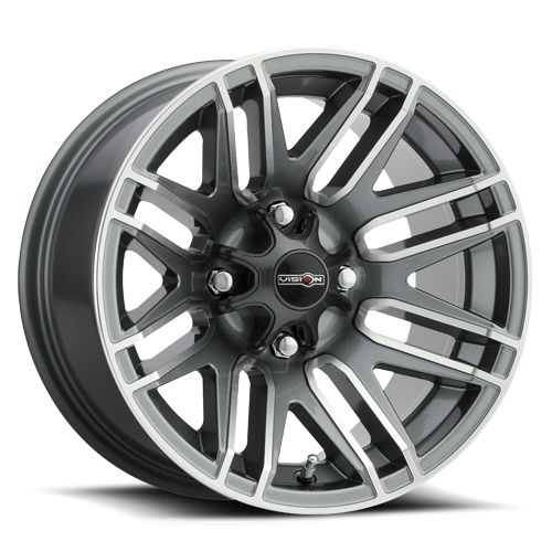 Vision Assault Wheel 4x110 Gunmetal with Machined Face - 112