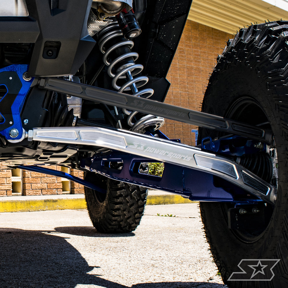 S3 Power Sports Polaris RZR XP Turbo S HD Billet Aluminum Radius Rods, High Clearance Lower, S3159