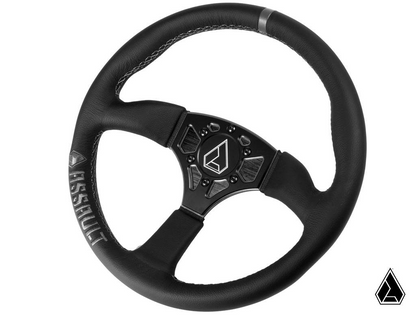 Assault 350r Leather Utv Steering Wheel