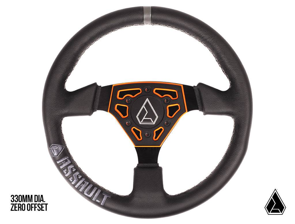 Universal Navigator Leather Utv Steering Wheel