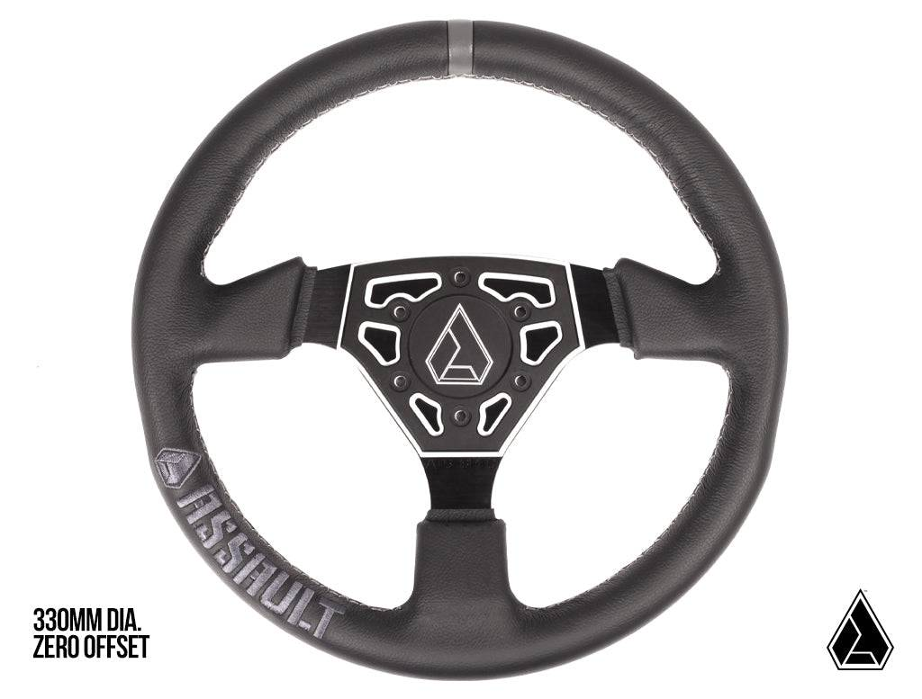 Universal Navigator Leather Utv Steering Wheel