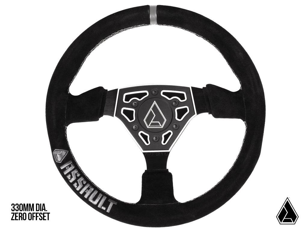 Universal Navigator Suede Utv Steering Wheel