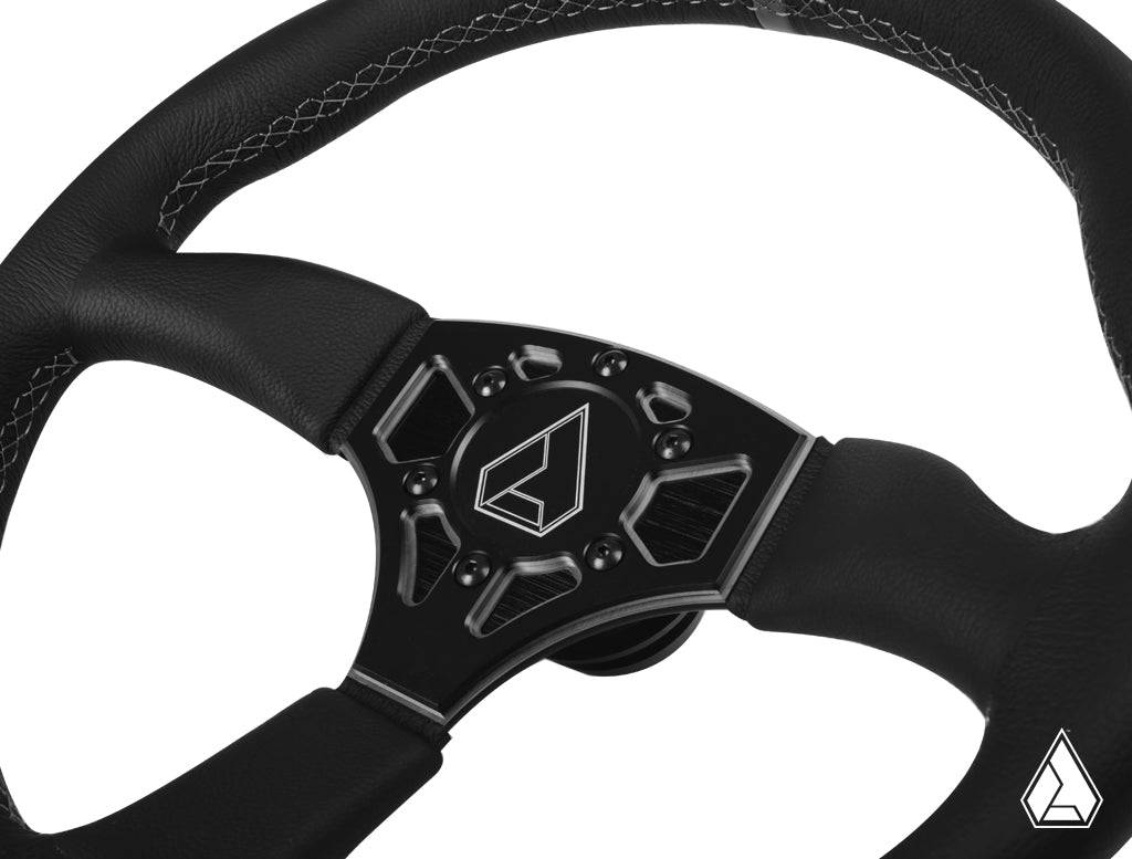 Assault 350r Leather Utv Steering Wheel