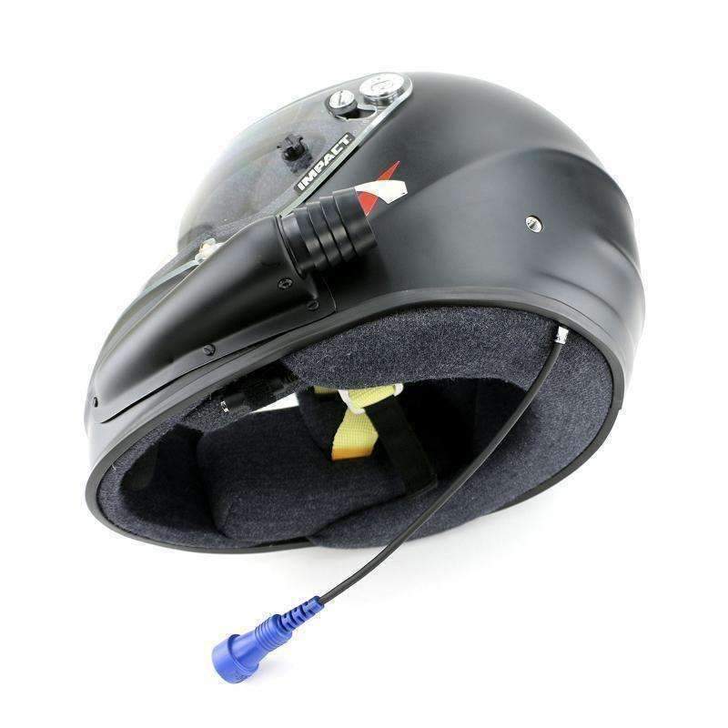 Rugged Radios Impact RACE 1320 Side Air Helmet Wired W/ Helmet Kit