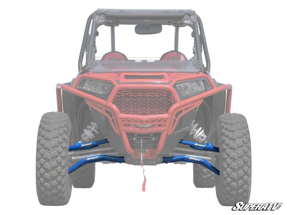 Super ATV Polaris RZR XP Turbo High Clearance 1.5" Forward Offset A-Arms