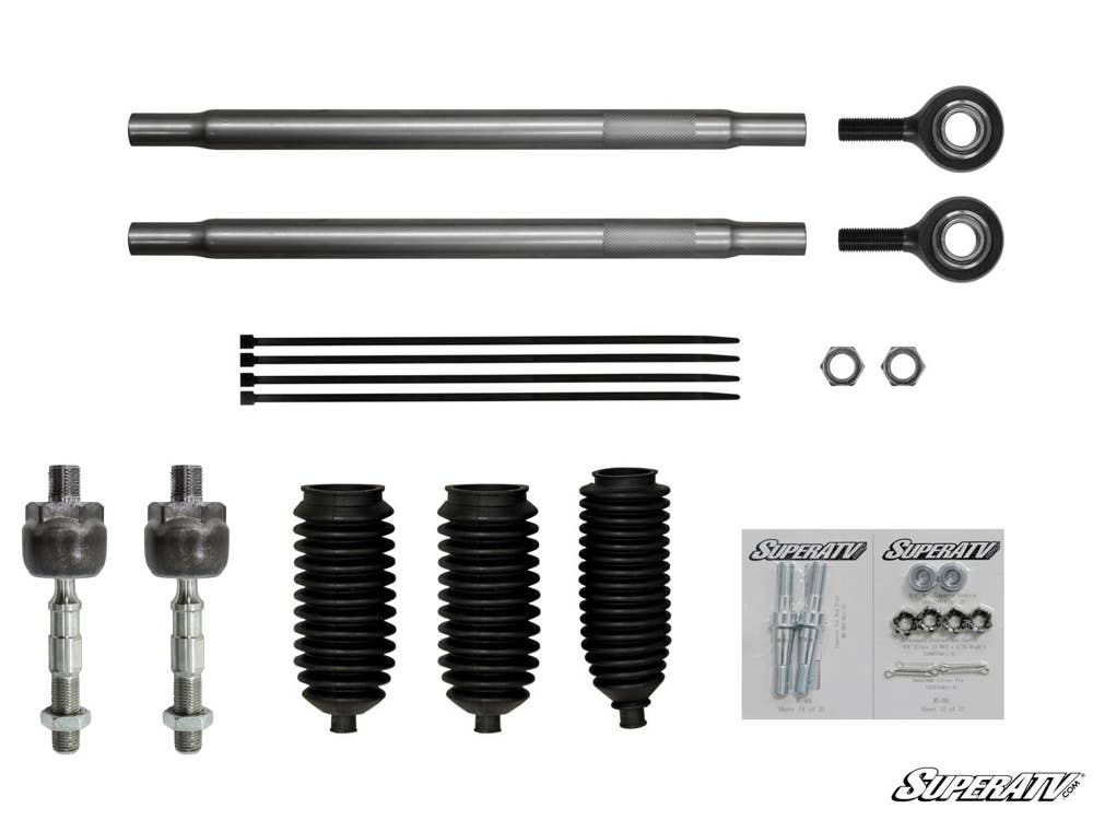 Super ATV Polaris Rzr Xp Turbo S Heavy-Duty Tie Rod Kit