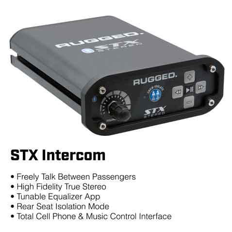 Rugged Radios 2 Person - STX STEREO Complete Communication Intercom System - with STX STEREO Helmet Kits