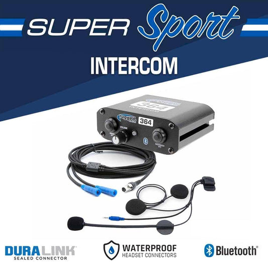 Rugged Radios 2 Person - Super Sport 364 Communication Intercom System with Helmet Kits - Demo- Clearance