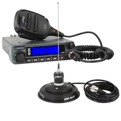 Rugged Radios Adventure Radio Kit - GMR45 Powerful GMRS Mobile Radio Kit and External Speaker