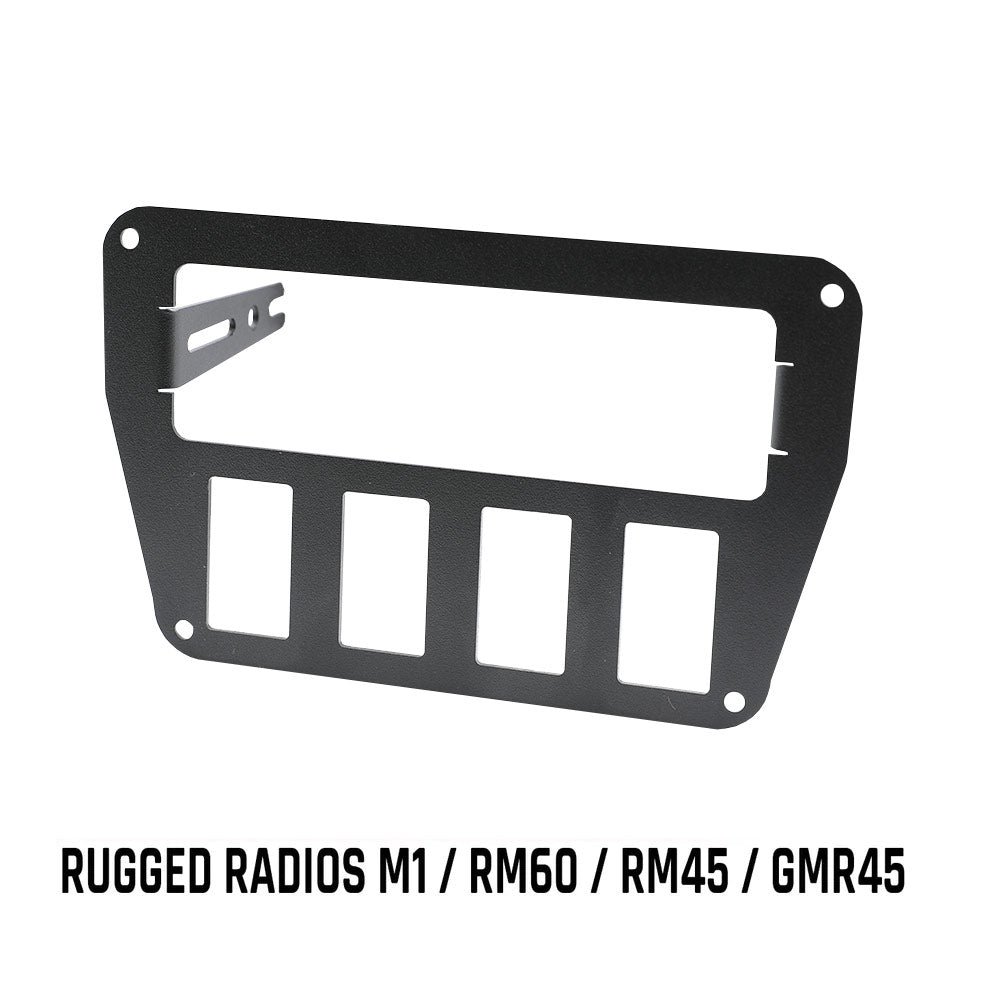 Rugged Radios Multi Mount Insert or Standalone Mount for M1 - GMR45 - RM60 - RM45 with Rocker Switches