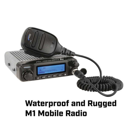 Rugged Radios Polaris RZR PRO XP, RZR Turbo R, and RZR PRO R STX STEREO Complete UTV Communication Kit