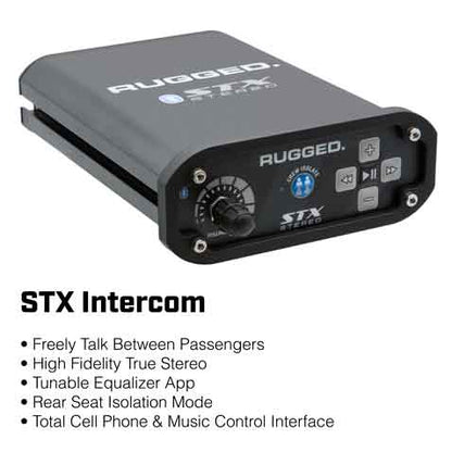 Rugged Radios Polaris RZR STX STEREO Complete UTV Communication Kit