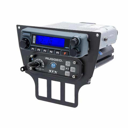 Rugged Radios POWERHOUSE 45-Watt GMRS Radio - Polaris RZR PRO XP, RZR Turbo R, and RZR PRO R STX STEREO Complete UTV Communication Kit