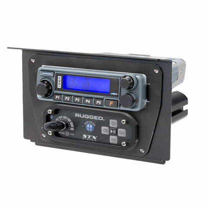 Rugged Radios POWERHOUSE 45-Watt GMRS Radio - Polaris RZR STX STEREO Complete UTV Communication Kit