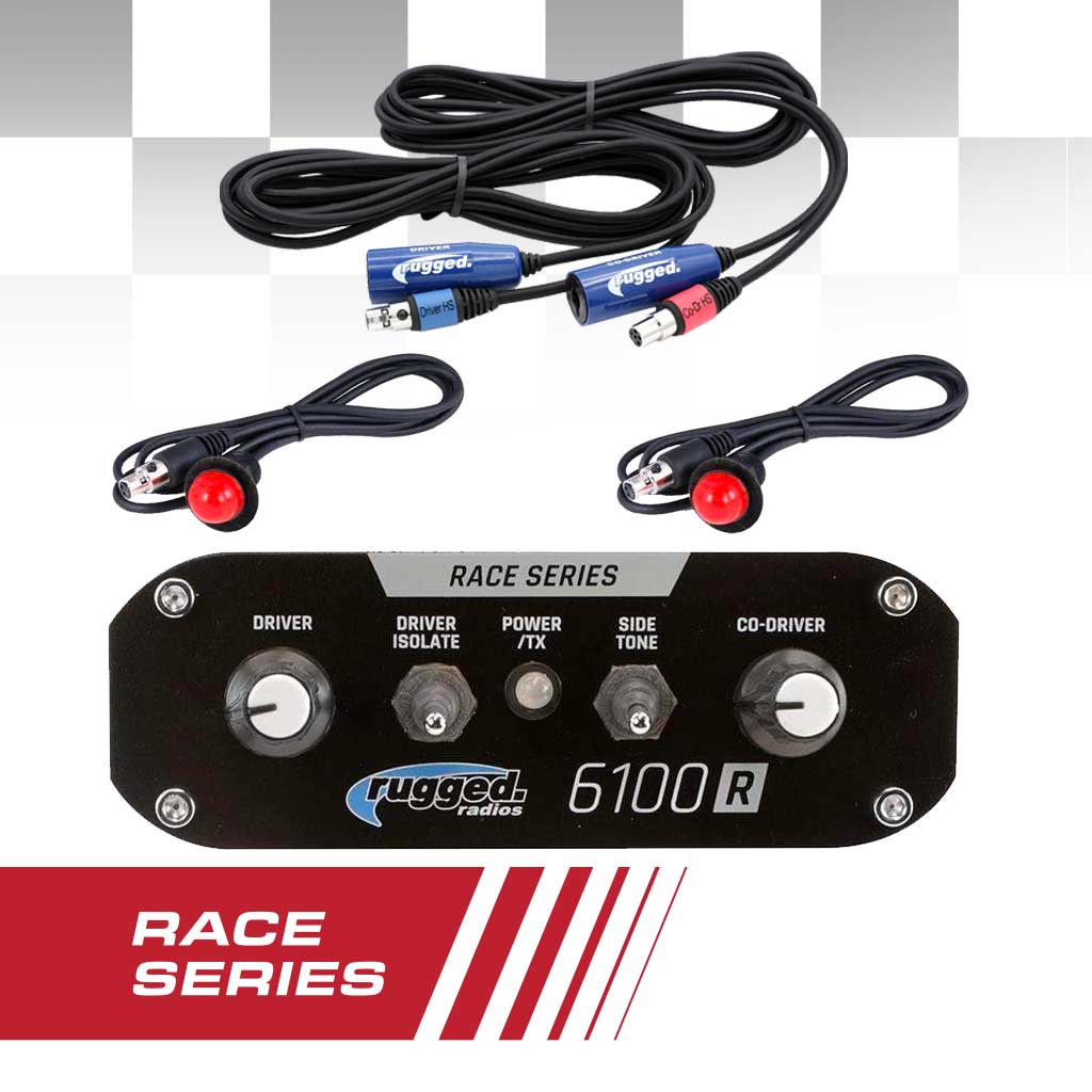 Rugged Radios  RRP6100 2 Person Race Intercom Kit