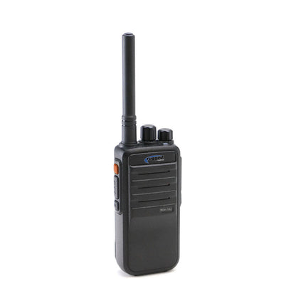 Rugged Radios RDH16 UHF Business Band Handheld Radio - Digital and Analog BUNDLE with Radios and Bank Charger