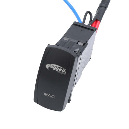 Rugged Radios Switch Install Harness for MAC Helmet Air Pumpers - Demo - Clearance