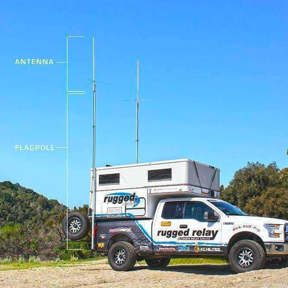 Rugged Radios UHF Fiberglass Base Camp Antenna