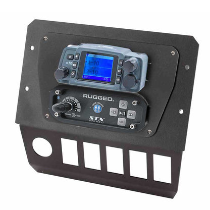 Rugged Radios Waterproof GMRS Radio - Polaris General STX STEREO Complete UTV Communication Kit