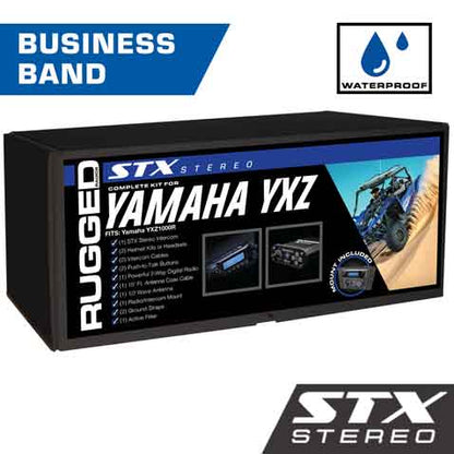 Rugged Radios Yamaha YXZ STX STEREO Complete UTV Communication Kit