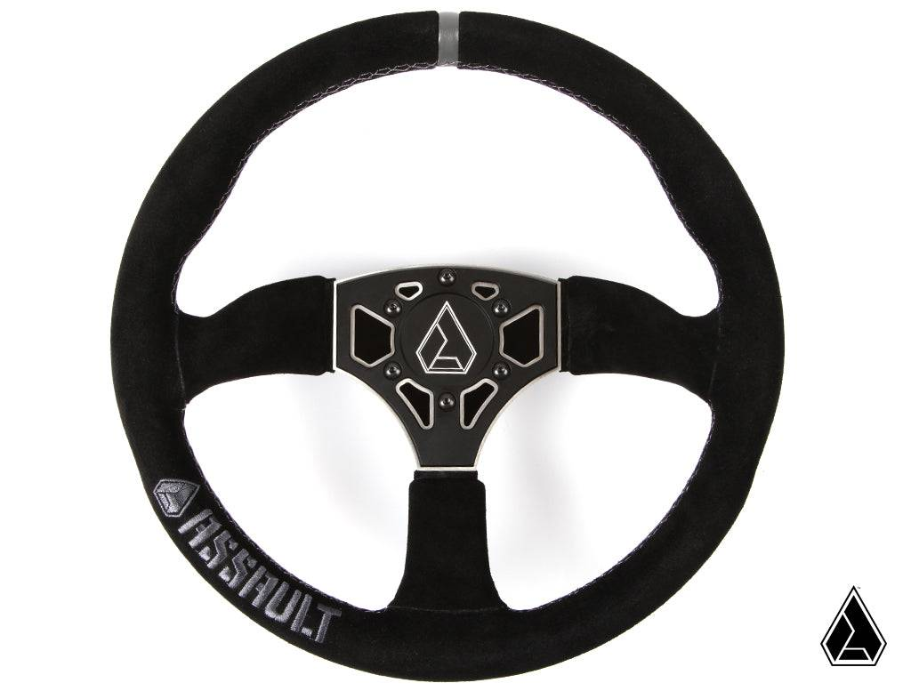 Assault 350R Suede Utv Steering Wheel