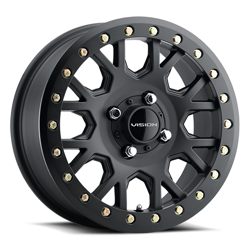 Vision Invader Beadlock Wheel 4x110 Satin Black - GV8BL