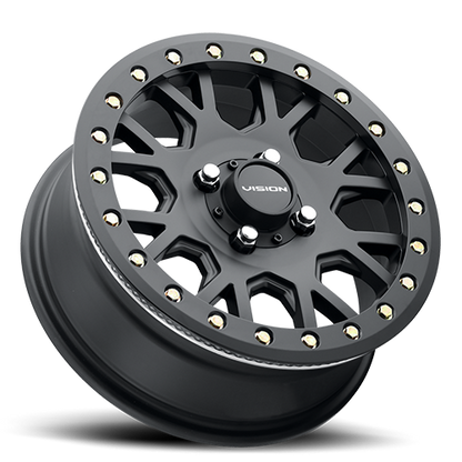 Vision Invader Beadlock Wheel 4x110 Satin Black - GV8BL