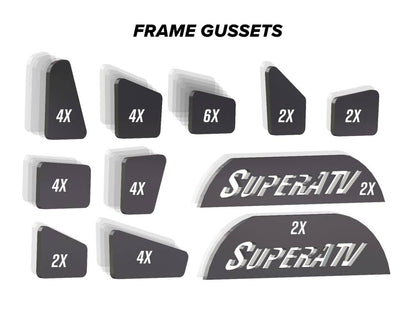 Super ATV Can-Am Defender Weld-In Gusset Kit